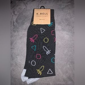 Squid Game Logo K. Bell men’s crew socks